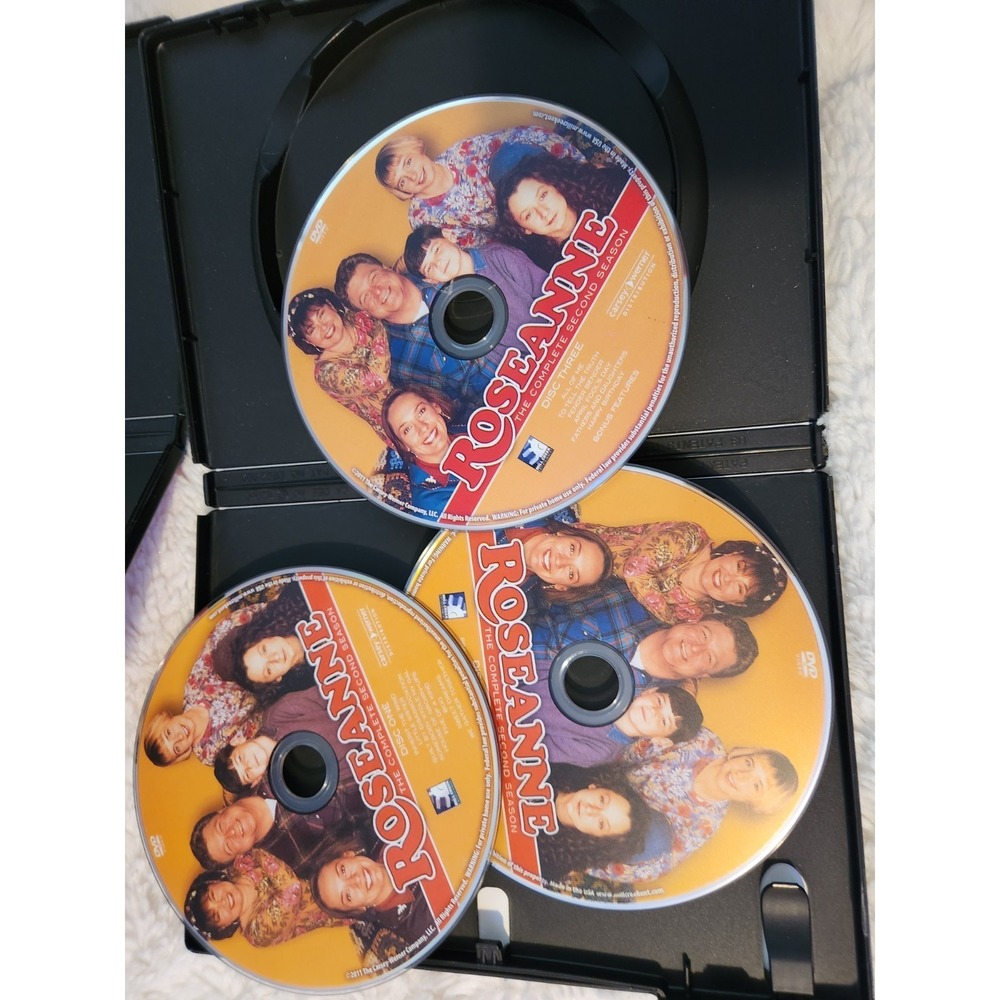 Roseanne DVD Set Complete Seasons 1 & 2 TV Combo 6 Discs Set 47 Episodes... - Picture 3 of 5